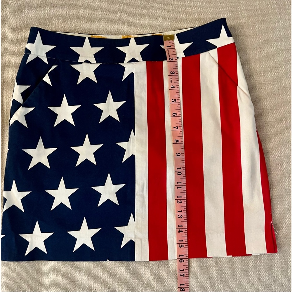 Golf & Casual USA Stars & Stripes 🇺🇸SKORT by Loudmouth Ladies - Like New